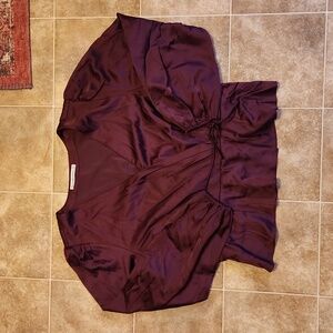 Abercrombie Satin Top Size XL